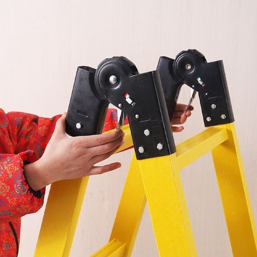 玻璃钢绝缘梯人字关节伸缩梯电工升降梯鱼竿梯子电力通信梯绝缘凳