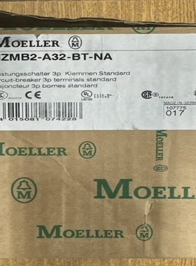 MOELLERNZMB2-A32-BT-NA25A3PCIRCUITBREAKER**NEWINBOX*
