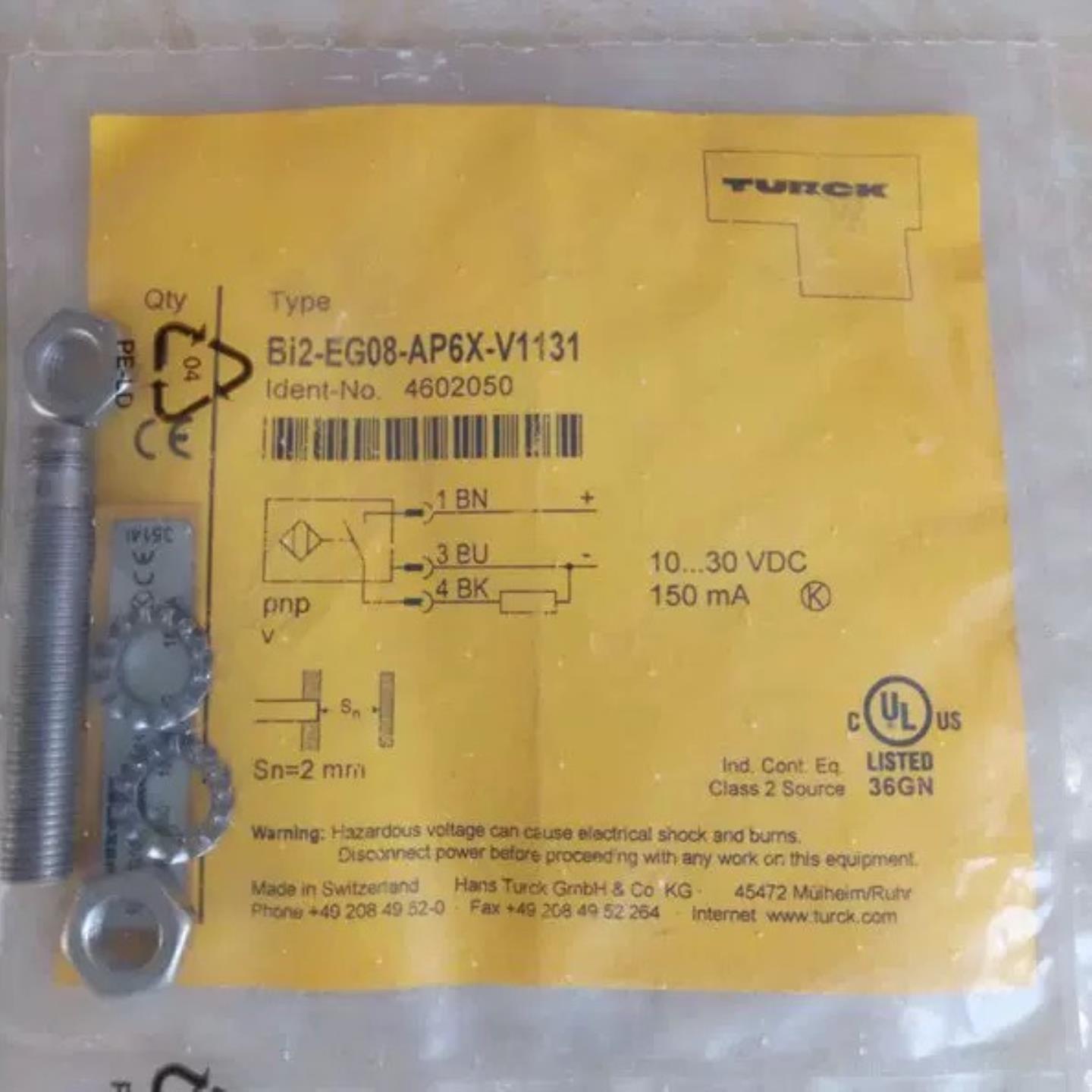【请询价】Bi2-EG08-AP6X-V1131图尔克TURCK传感器