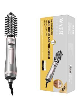 WAER热销美发梳直发器吹风梳大功率家用电吹风卷发梳直销