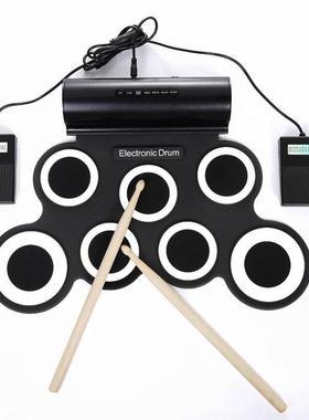 iWord诺艾 手卷电子鼓便携式USB演示练习架子鼓DTX电鼓游戏学习鼓