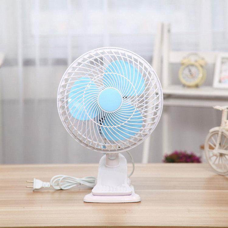 电风扇学生寝室迷你台式小风扇家用床头夹扇桌面小型宿舍摇头电风
