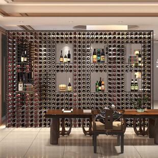 轻奢墙上红酒架子置物架落地酒窖葡萄酒展示架装饰酒柜酒瓶架摆件