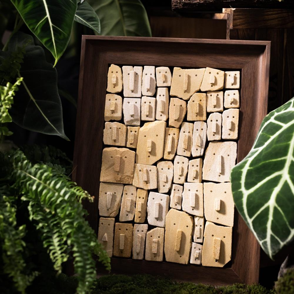 生野造物碎石堆挂画摆件装饰品礼品家居石雕石像侘寂生日礼物标本