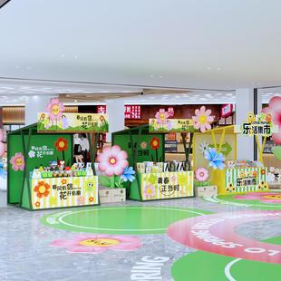 集市摊位架夜市摆摊桌地摊铁架子商场活动售货车移动美食街小吃摊