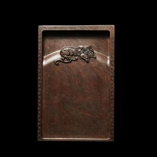 国家非物质文化遗产 肇庆端砚《貔貅》8寸宋坑砚台 正宗老坑天然