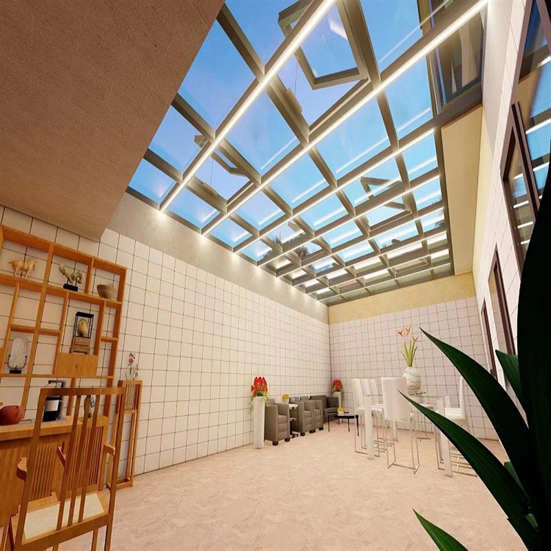 防雨玻璃阳光房灯长条形超薄吸顶灯庭院雨棚屋檐超亮户外壁灯