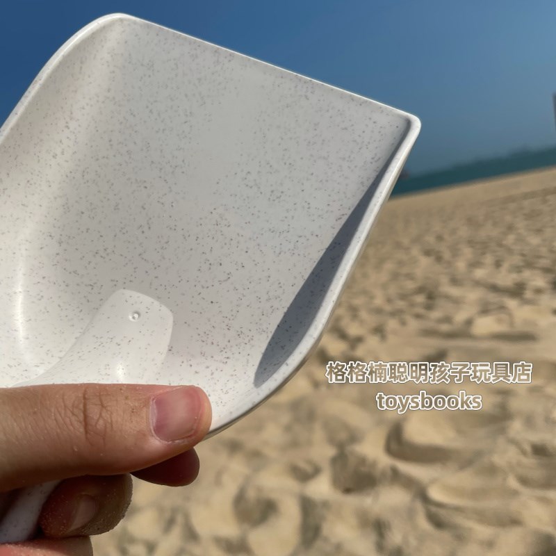 出口丹麦小麦秸秆大号铲子挖沙玩水戏水儿童厚实耐摔铲子沙滩工具