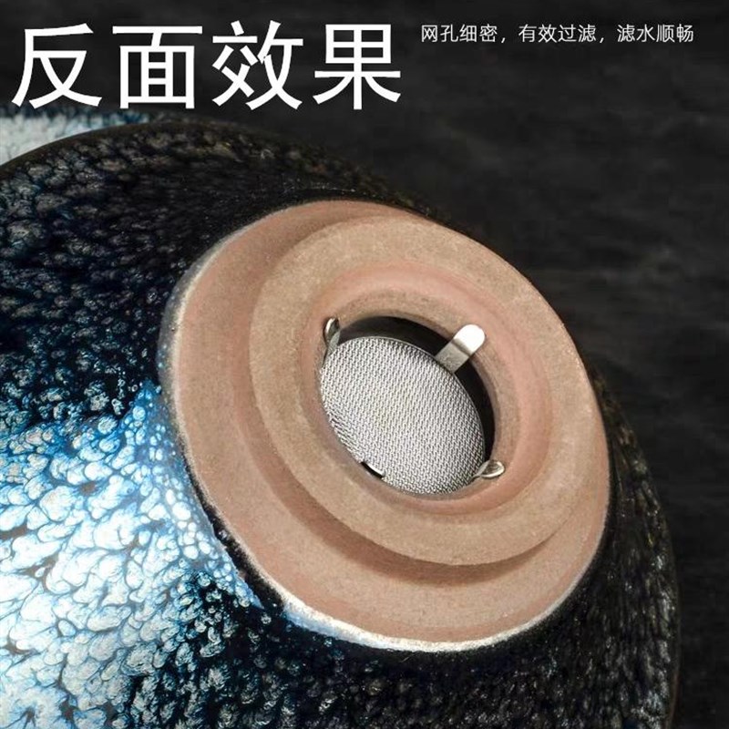 不锈钢茶漏内网过漏茶叶渣垫片陶瓷茶具紫砂内部隔网片配件零部件