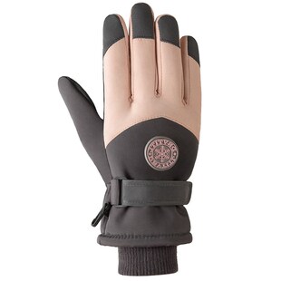 保暖手套冬季男女电动车骑行防风抗寒加绒厚棉触屏抵御严寒滑雪女