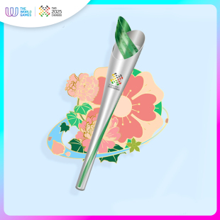 限量款 成都世运会芙蓉竹梦火炬徽章金属文创胸章胸针纪念礼品