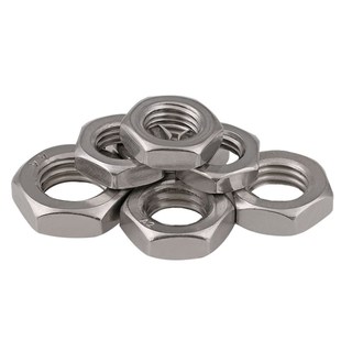 304不锈钢细牙薄螺母六角螺帽7M9M11M13M15M17M19M21M23M25*1.5x2