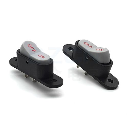 电饭锅开关印字二脚船型开关2脚2档KCD1用于电炒锅6A250V船形