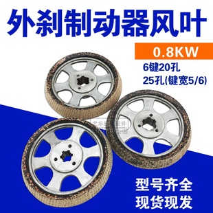 1.1KW多功能提升机电机外刹风叶 ZDYA0.8 锥形电机制动轮刹车环