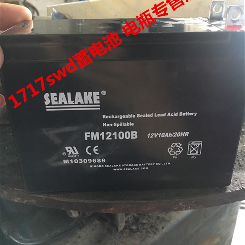 SEALAKE蓄电池 FM12100B 12V10AH车载充电器 充气泵用蓄电池