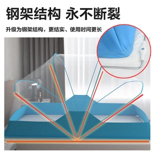 家用宿舍卧室免安装 2025新款 蚊帐高级可折叠简易蒙古包婴儿防蚊罩