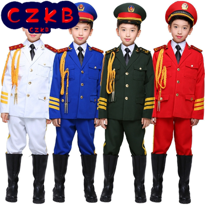 幼儿园中小学生多色服装儿童仪仗