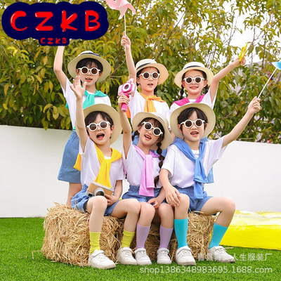 六一儿童演出服小学生拉拉队运动