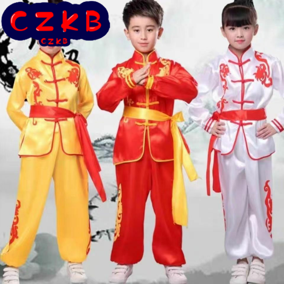 儿童武术服装表演幼儿园男童女舞