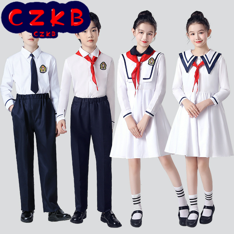 儿童表演服小学生大合唱团班服套
