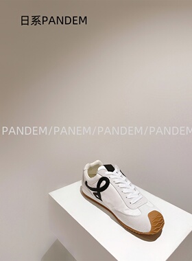 PANDEM/5.27 升级2.0版本！丑萌阿甘鞋女厚底复古芭蕾德训鞋