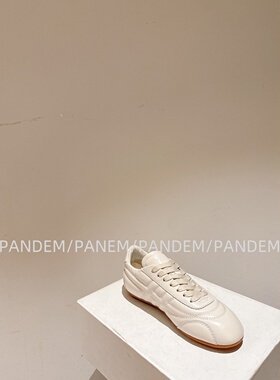 PANDEM/9.5 百搭款！秋冬款复古阿甘德训鞋女厚底真皮百搭运动鞋