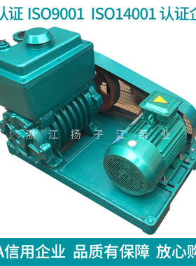2x-30旋片式真空泵 2x型双级皮带式3KW旋片真空泵