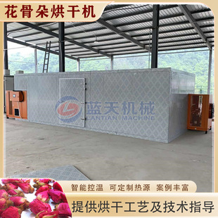 花茶烘干设备 玫瑰花茉莉花牡丹花菊花茶烧颗粒烘干房 花蕊烘干机