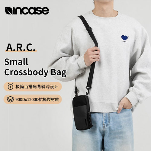INCASE ARC手机斜挎零钱包胸包单肩男士女挎包腰包收纳包