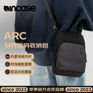 INCASE ARC收纳包适用于iPad11英寸斜挎单肩多功能斜挎包男女潮流大容量休闲骑行运动收纳包便携旅行黑色