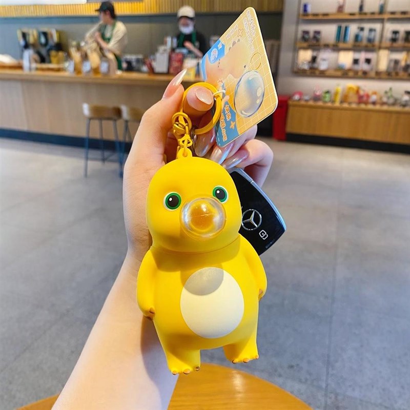 吐泡泡奶龙捏捏乐大号解压女孩玩具大人减压神器生日礼物挂件