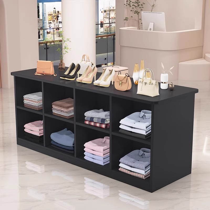 服装店中岛展示柜双面展示台店铺中间摆放中岛桌陈列流水台展示桌
