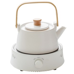 陶壶电陶炉煮茶壶蜡烛泡茶壶茶馆提梁壶家用烧水壶明火煮茶炉 日式