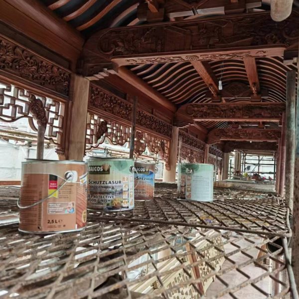 赛克斯户外木蜡油德国进口户外耐候防水木蜡油地板木屋凉亭栅栏