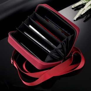 多功能5台手机便携收纳包 硬壳防震装多部大屏手机专用斜挎手提包