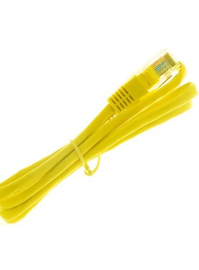 50条一包网络跳线成品机房黄色灰色8芯短网线带水晶头1/1.5米