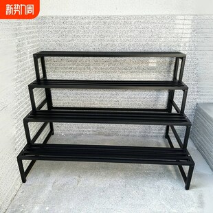 花架户外庭院花架铁艺置物花架阳台室外盆栽置物架多层落地花架子