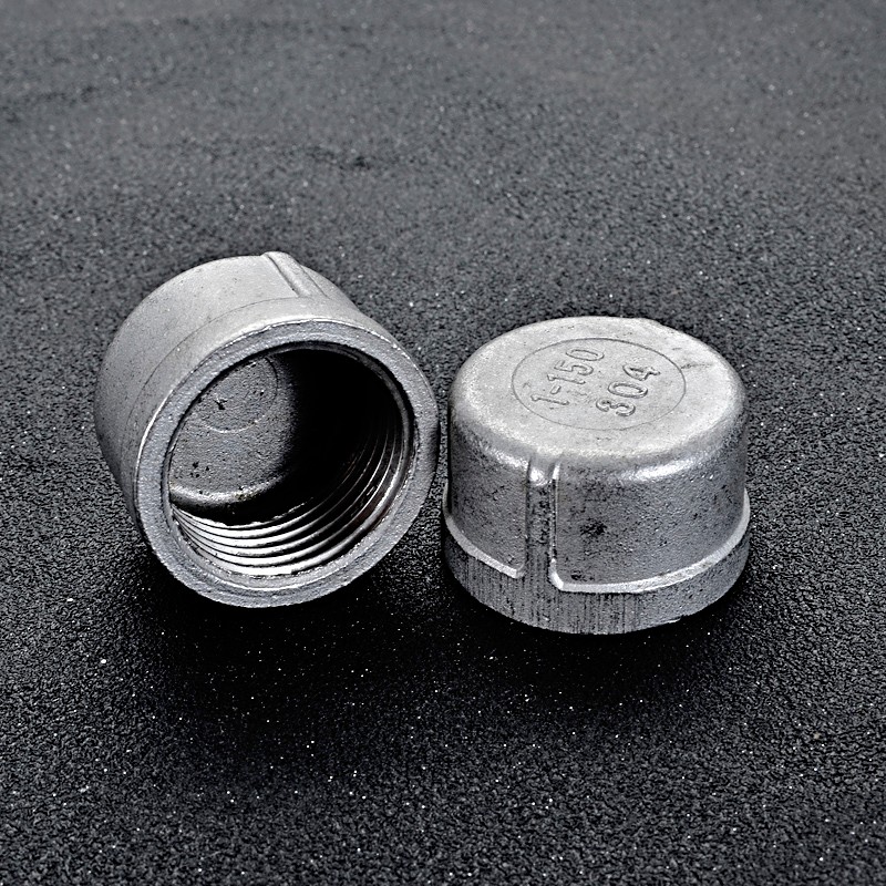 304不锈钢管帽/不锈钢管堵/不锈钢内丝堵头/不锈钢闷盖塞头/4分