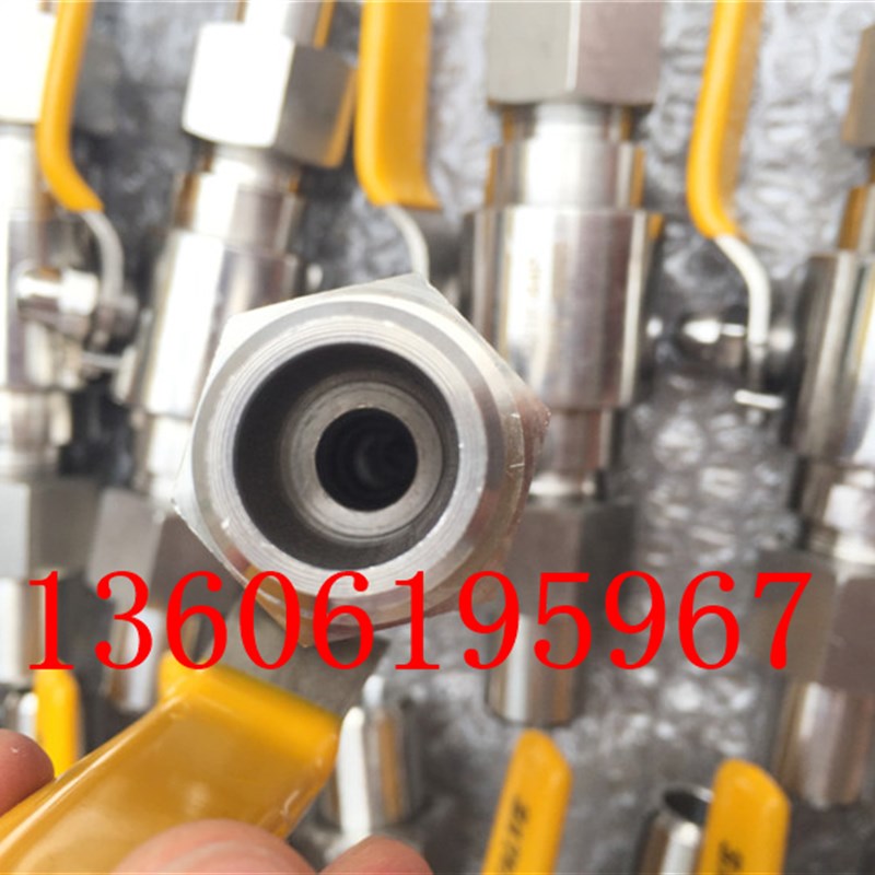 不锈钢高压卡套球阀QGY1-64P气源球阀DN10 15 20单双卡套球阀禁油