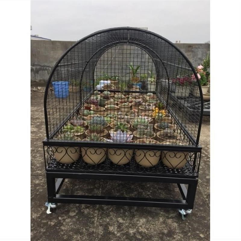 阳台栏杆挂式多层花架不锈钢绿萝花架落地式户外防盗遮阳多肉架子