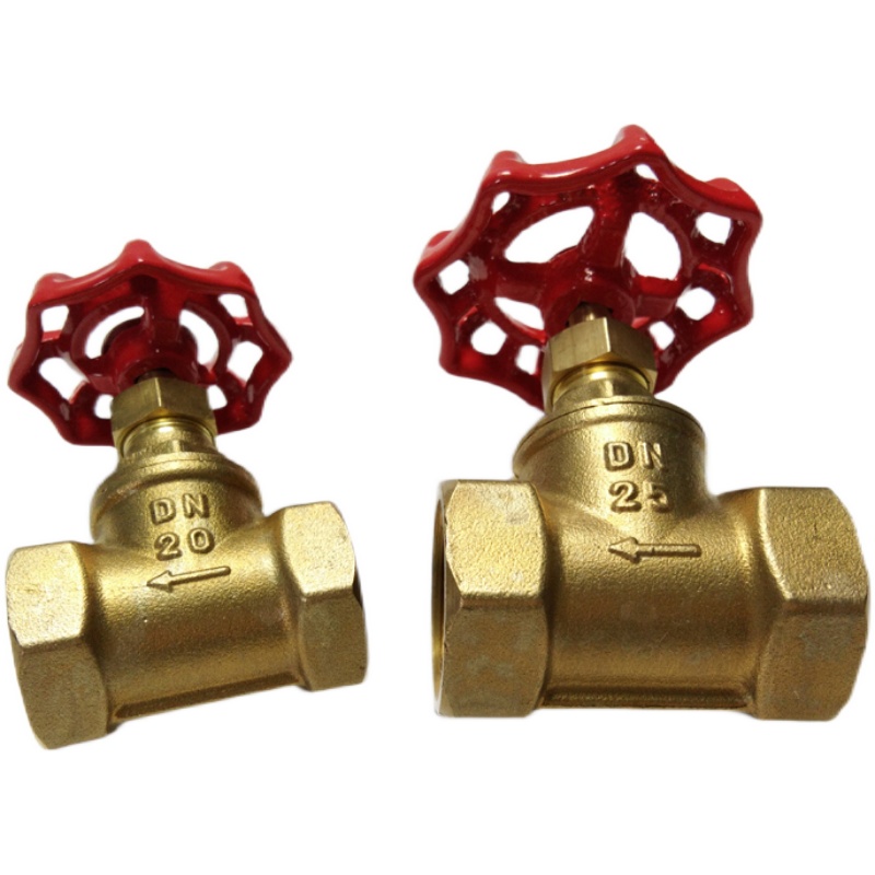 黄铜截止阀蒸汽自来水开关水管阀门4分6分1寸dn15 20 25 32 40 50