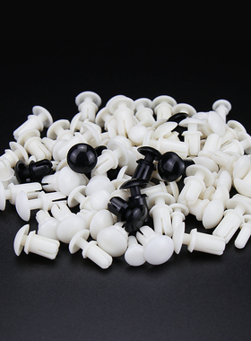 尼龙铆钉按压式塑料铆钉R型 PC板铆钉塑胶卡扣塑料子母铆钉R3R4R5