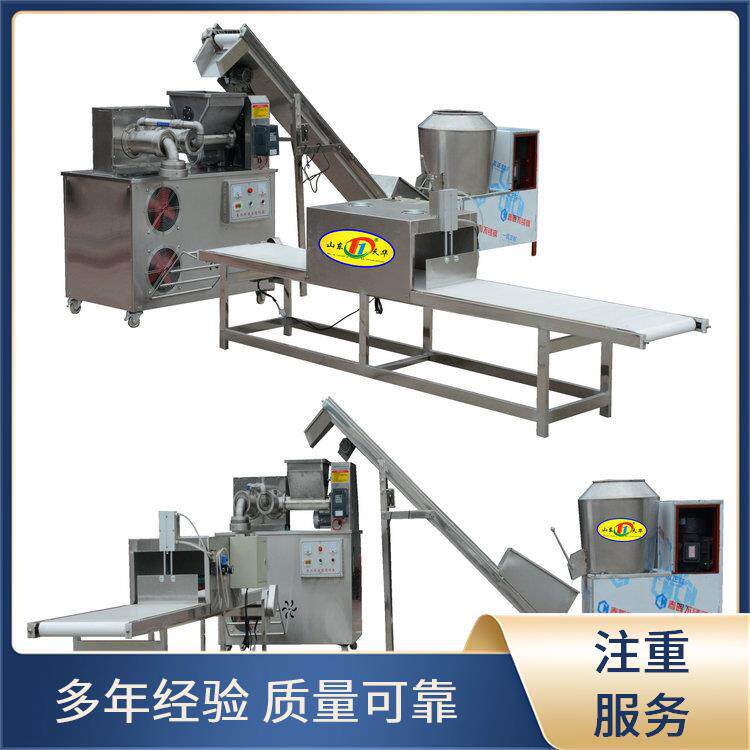 新技术自熟冷面机 单/双螺杆挤压式玉米面条机粗粮细作