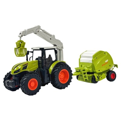 儿童遥控拖拉机大号农场工程车运输车模型3-6岁慢速车电动玩具车