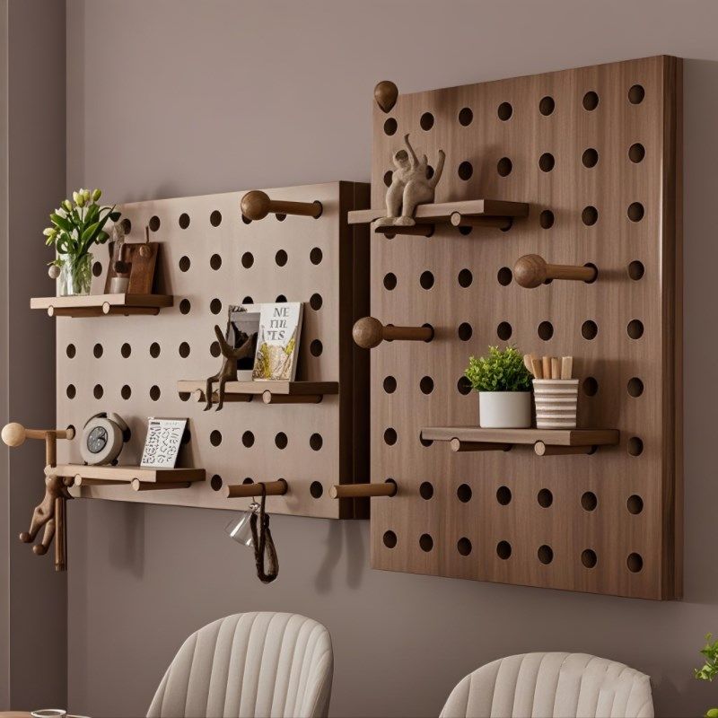 电表箱装饰画多功能洞洞板墙上免打孔玄关实木配电箱电闸盒挂画,家居饰品,现代装饰画,淘宝优惠券,粉丝福利购,淘宝优惠卷