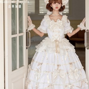 【已到货】梦中的蝴蝶结 棉版OP/JSK 古典玩偶 Lolita