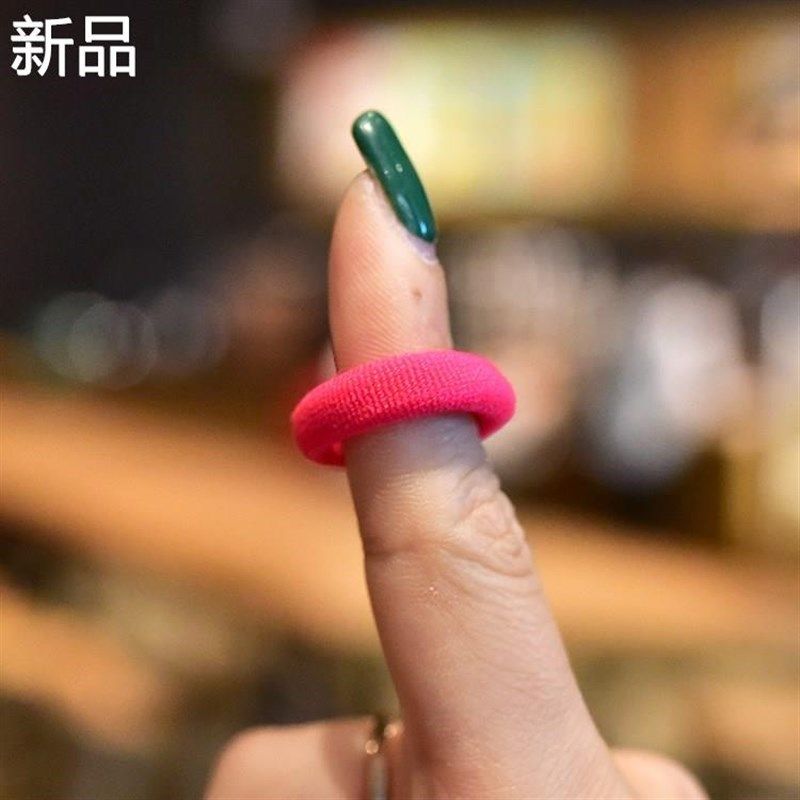 女宝宝发圈小号弹力毛巾圈根扎头100发皮筋儿童发绳女孩新品