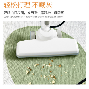 圆形地毯儿童书房书桌学习椅垫子客厅卧室电脑椅电竞转椅保护地垫