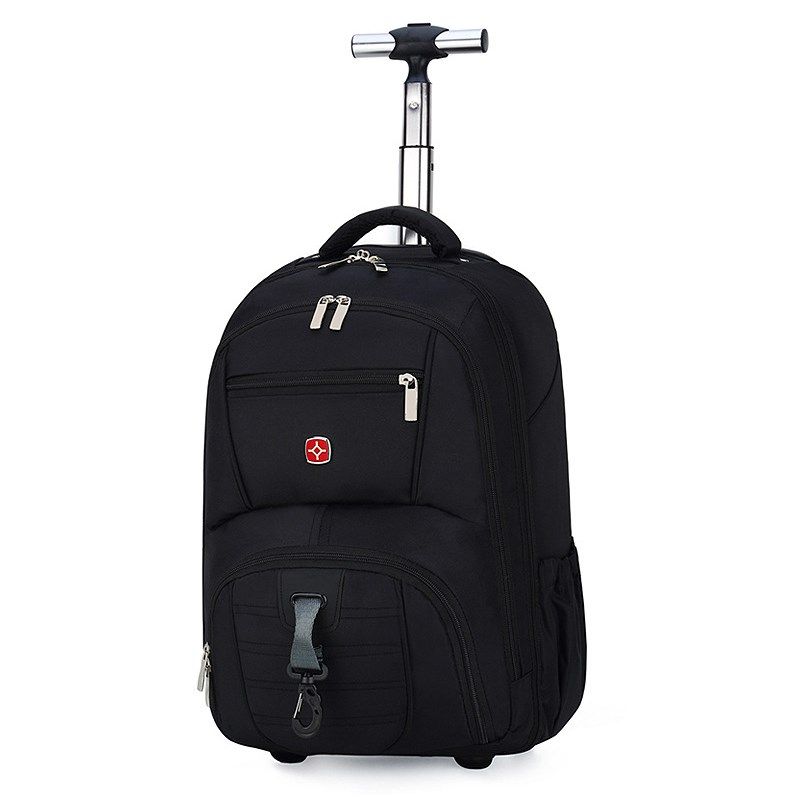 商务男背包双肩旅行包中学生拉杆书包牛津布行李包18 20寸登机箱