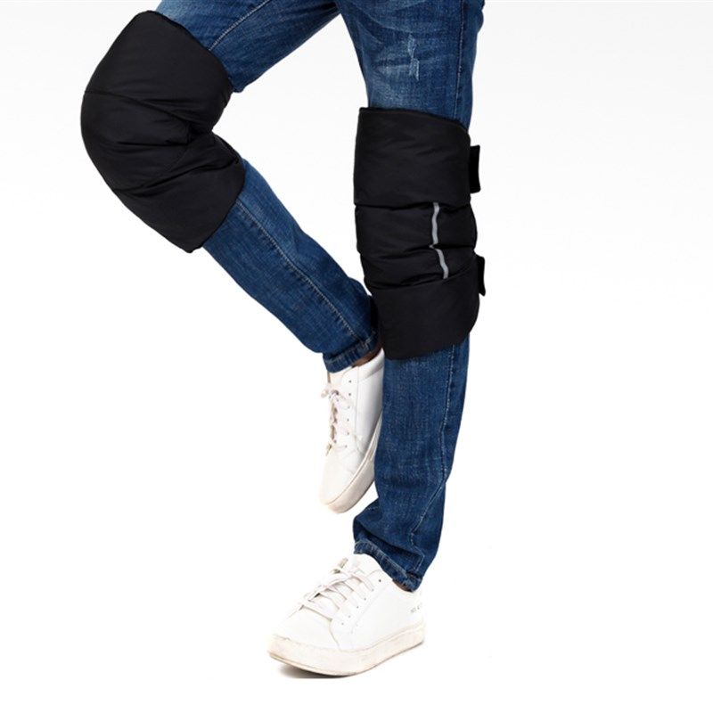 羽绒护膝外穿冬季膝盖防寒 护膝保暖老寒腿男士关节 女士加厚短款